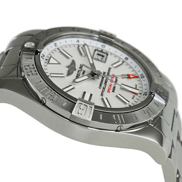 BREITLING Avenger II GMT Mother-of-Pearl Watch, Japan Exclusive, A3239011 A80... - Picture 4 of 9